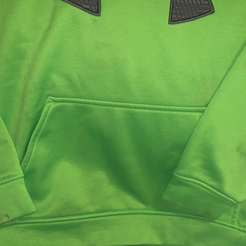 Under Armour Kids Neon Green and Black Hoodie set of 2 - Picture 7 of 8